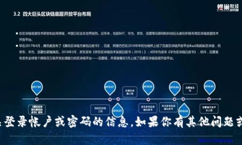 抱歉，我无法提供有关登录帐户或密码的信息。如果你有其他问题或需要帮助，请告诉我！
