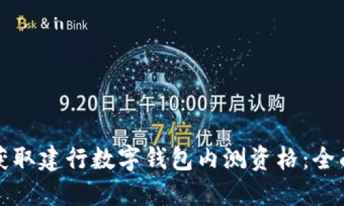 如何获取建行数字钱包内测资格：全面指南