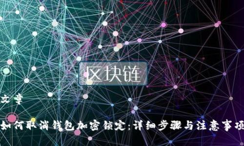 文章

如何取消钱包加密锁定：详细步骤与注意事项